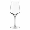 Verre à vin 450 ml verre transparent à pied forme tulipe 8.5 cm x 24 cm